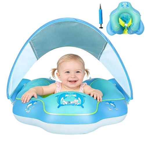 Bouée de natation pour bébé 8-15 kg entraîneur de natation gonflable et abri