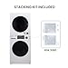 Equator ECONOMY STACKABLE 13 lbs Washer + Compact Vented Sensor Dryer 3.5cf 110V