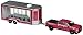 Greenlight 1:64 Hitch & Tow Series 12 - 2016 Chevrolet Silverado and Glass Display Trailer