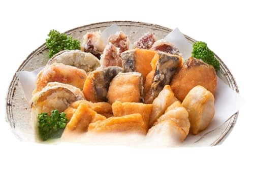 北隆丸 4種の海鮮ザンギ 各300g入(カスベ・鮭・ホタテ・タコ)[ 加工品 惣菜 冷凍 魚貝類 加工食品 魚貝類 帆立 北海道 オホーツク 枝幸 ]