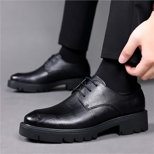 Premium Leather Lace Up Oxford Shoes for Men Comfortable Office Casual Shoes2