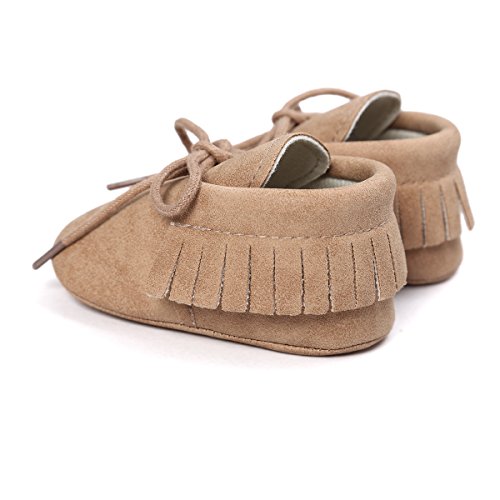 Rvrovic 43225-4218 Baby Boys Girls Moccasins Soft Sole Tassels Prewalker Anti-Slip Shoes thumb #2
