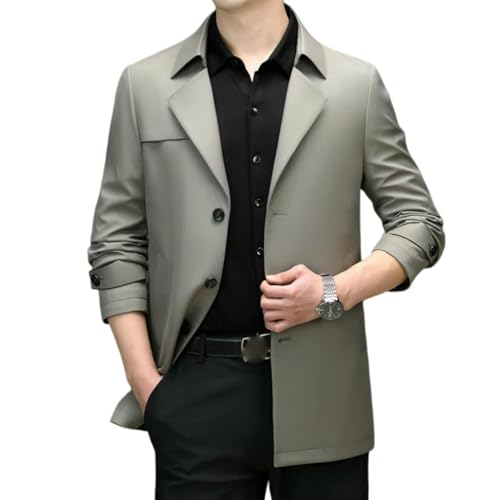 Veste coréenne pour homme décontractée à col costume