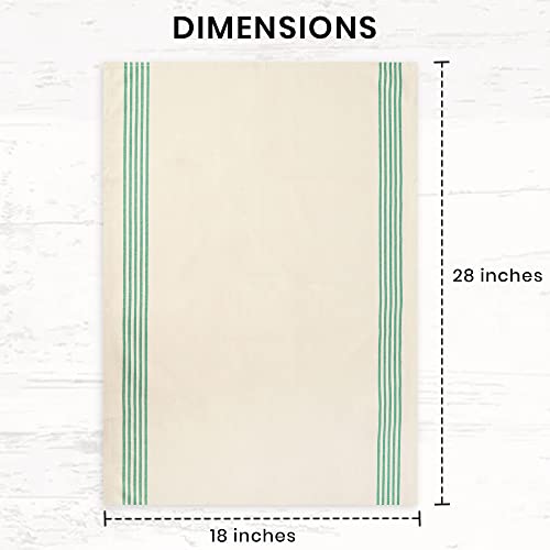 Candy Cottons Stripe Kitchen Towels Decor 18X28 In Cotton Dish Towels Boho Embroidery Festive Gift Set Of 6 Pantry Kitchen Vintage Farmhouse Reusable Kitchen Dish Towels thumb #4