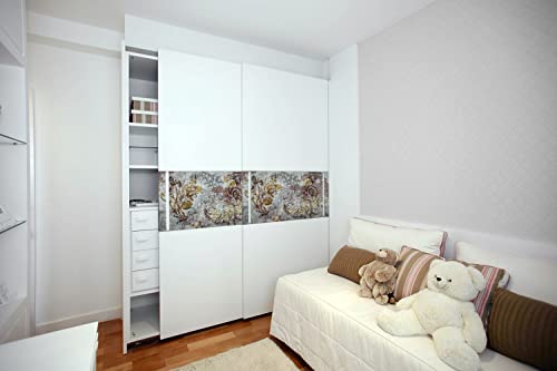 Pegatinas para muebles adhesivas Coloray lámina floreciente 100x50cm 7