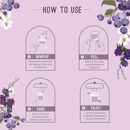 Image of Aromahpure Gel Wink Hanging Car Perfume | Long-Lasting Gel Based Car Air Freshener | Car Accessories | Last Up to 30 Days (Berry)