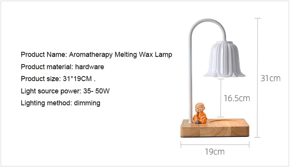 NOBRIM Candle Heater Log Aromatherapy Candle Heating Lamp with Timer Candle Warmer Lamp Orchid Candle Warmer Lamp for Bathroom Living Room Office Bedside Indoor