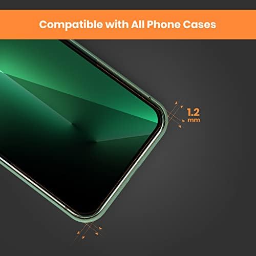 (Front+Back)Privacy Tempered Glass for iPhone 13 Pro/iPhone 13(6.1")-Klearlook (2nd Gen)Anti-Peeping Glass Edge to Edge Coverage Screen Protector for Front+1-Skin Sticker(Not Glass) for Back(6.1 Inch)