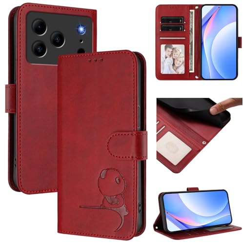 �X�}�z�P�[�X �Ή��@�� for Doogee Note 56 (Pro) / Note 56 Plus �������[�h�y�J�[�h�X���b�g�E�H���b�g�z�y�t���b�v�X�^���h�z�y�}�O�l�b�g�N���X�v�z�X�}�z�P�[�X Red