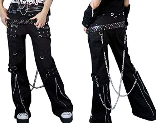 Men Gothic Bondage Pant Rock Hard Trouser Heavy Weight Pants3