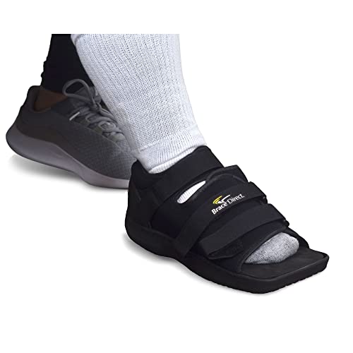 Brace Direct Post Op Recovery Shoe - Adjustable Medical Walking Shoe For Post Surgery Or Operation Support, Broken Foot Or Toe, Stress Fractures, Bunions, Or Hammer Toe For Left Or Right Foot #TOP6