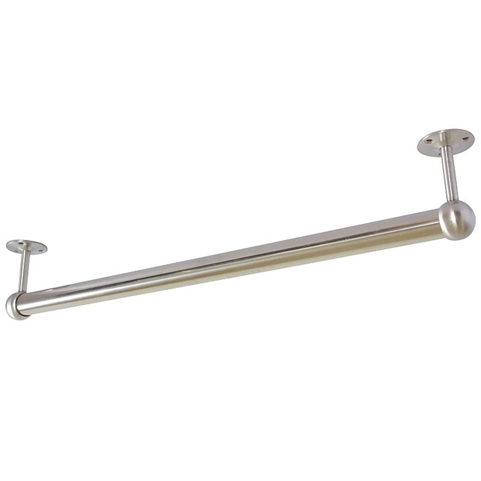 Porte-serviettes mural en inox brossé extensible pour optimiser le rangement de votre salle de bain