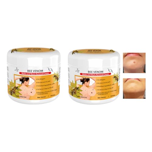 2 Crema Reparadora Veneno Abeja, Crema Para Eliminar Manchas, Crema Reparadora Facial, Limpiador Protector De La Piel, Abeja Polvo De Carne De Limpieza Para La Etiqueta De La Piel
