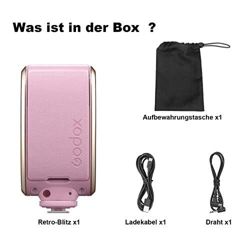 Ficha técnica GODOX Colour Lux Senior Retro Camera Flash GN14 1700 mAh 6000 K ± 200 K CCT Speedlite Camera Flash Auto Manual Modes Flash Output Collapsible Reflector Flash Battery Powered - Fernando Cortés