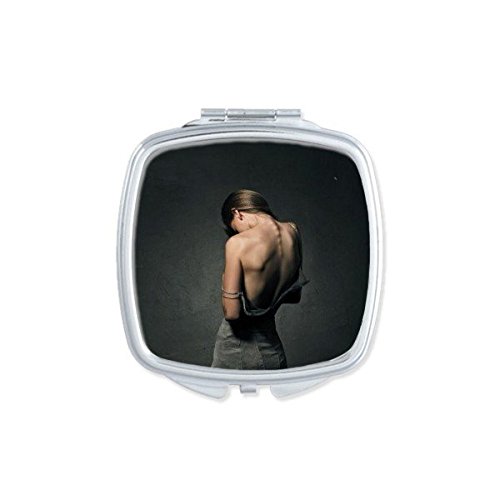 Miroir compact pour retouche maquillage en déplacement cadeau portable