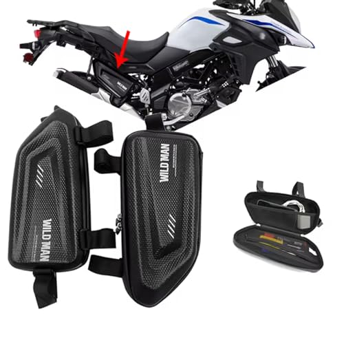 Bolsa lateral impermeable triangular para motocicleta V Strom V650 250 1000/xt DL650 DL1000 DL250 modificada miniatura 1
