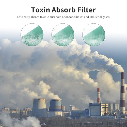 AC400 Replacement Filter Compatible with Purivortex AC400 Air Cleaner Purifier, 3-in-1 Main Filters and Activated Carbon Filter, Green 4 Packs by FCFMY - Image 9