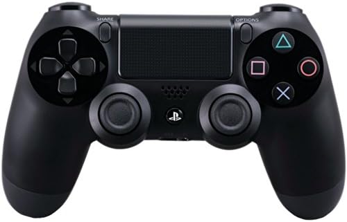 DualShock 4 Wireless Controller for PlayStation 4 - Jet Black (Renewed) : Video Games