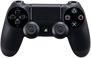 DualShock 4 Wireless Controller for PlayStation 4 - Jet Black (Renewed)