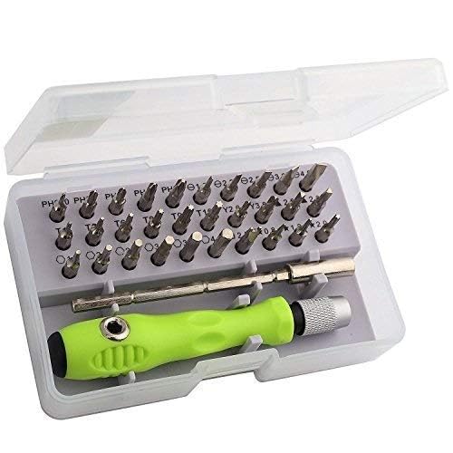 1 Mini Screwdriver Tool Set, Magnetic Flexible Extension Rod, Precision Bits for Computer, Mobile, Watch, Laptop, Camera, Toys