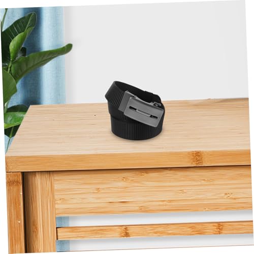Men's Reversible Nylon Ratchet Belt Adjustable No Holes Invisible Belt with Automatic Buckle for Golf Running Hiking Casual for Everyday Wear2