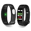 HUYVMAY Fitnesstracker met activiteitstracker, IP68 waterdicht, voor dames en heren, kinderen, fitnessarmband met…