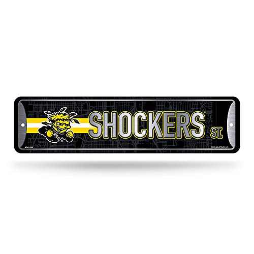 Rico Industries NCAA Wichita State Shockers Metal Street Sign