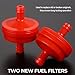 ZNDAW 2 PCS Gas Fuel Filter, 150 Micron Element 1/4