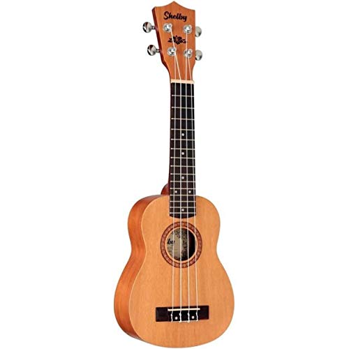 Qual o Melhor Ukulele Soprano de 2025? Melhores Ranking 1 Ukulele SHELBY Soprano Acústico SU21M STNT Mogno