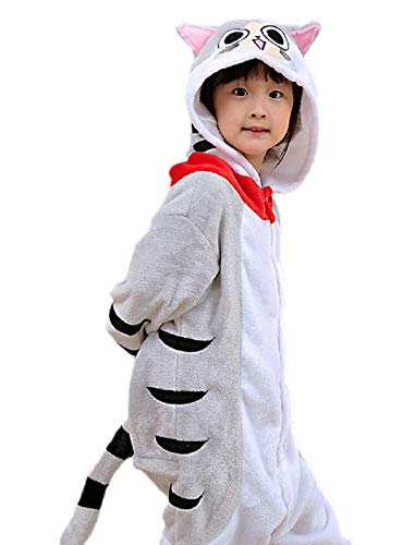 Chi's Pajamas Sleepwear Unisex Kids Robe Cat Jumpsuits Cosplay Children2