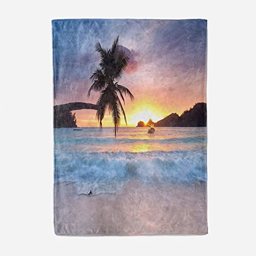 Couverture chaude hiver flannel 180x220cm KnSam multicolore pour lit - 6