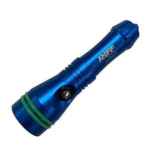 Riff TL Maxi Tauchlampe mit 1200 Lumen Leuchtkraft, Farbe:blau