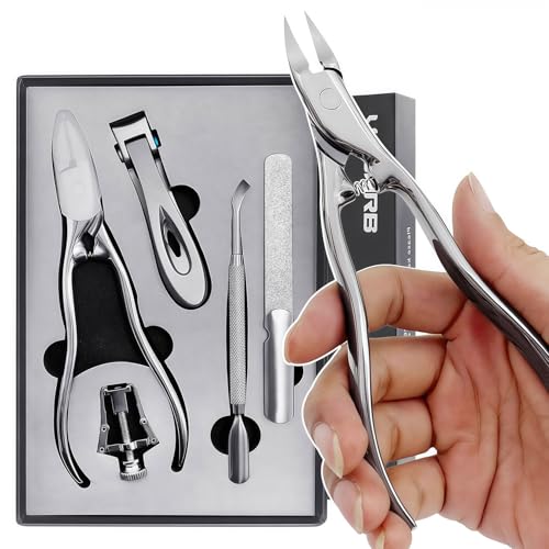 Coupe-ongles pour ongles incarnés et épais avec grand manche ergonomique