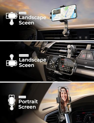 Lisen Universal Rotating Car Vent Phone Mount (Fits Phones 4"- 7") - image 2