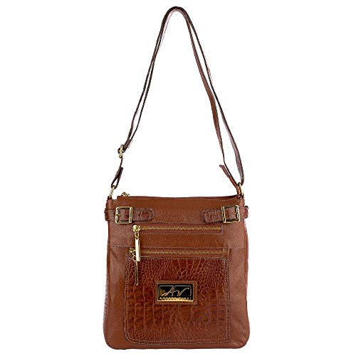 Bolsa transversal de couro Chloe - Whisky