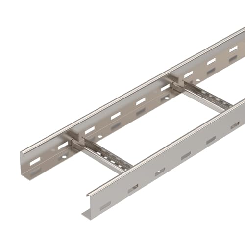 Plateau échelle OBO Bettermann VA 60x200 mm, l'excellence de l'inox pour milieux corrosifs
