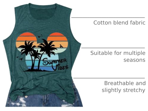 Image of Vacay Mode T Shirts for Women Summer Beach Hawaii Vacation Short Sleeve Tops Holiday Cruise Getaway T Shirts