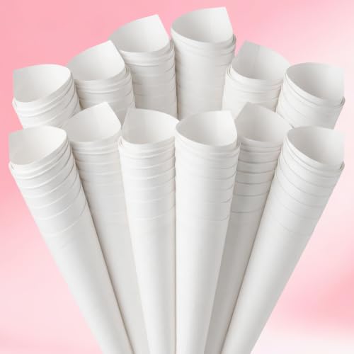 Image of Taboom Cotton Candy Paper Cones, Disposable, 110 Pack