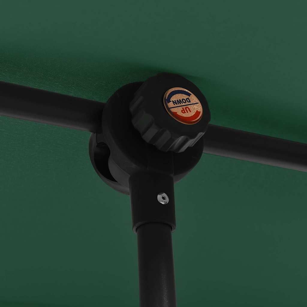 Close-up of height adjustment knob