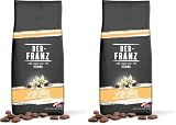Der-Franz Kaffee, aromatisiert mit Vanille, Intensität3/5, Arabica und Robusta Kaffeebohnen, 1000 g (Packung mit 2)