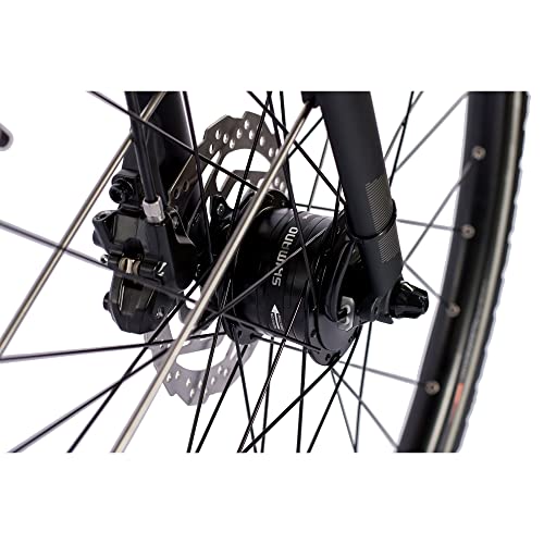 Foto von Airtracks Herren 28 Zoll Trekking Fahrrad TR.2870 Trekkingrad Shimano Deore 30 x Gang RD-T6000 SGS Schwarz Mat - Rahmenhöhen 50cm und 55cm - 55cm (Körpergröße 175-185cm)