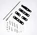 Yamaha Stryker 3" Forward Control Relocation Extension Kit - Black Powder Coat, Stainless Steel Extension Depot