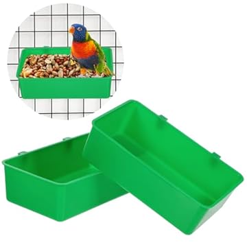 hanging water dish for bird cage