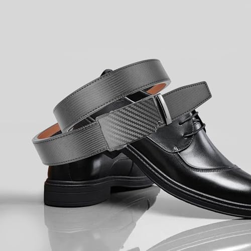 Image of Men's Belts Leather Ratchet Dress Belts for Men Adjustable Belt for Casual Jeans