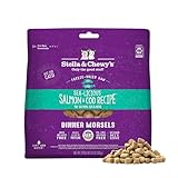 Stella & Chewy's Freeze-Dried Raw Cat Dinner Morsels - Premium Salmon & Cod Recipe with 98% Wild-Caught Fish & Organs - Natural Grain-Free Cat & Kitten Food - Made in USA - 18 oz