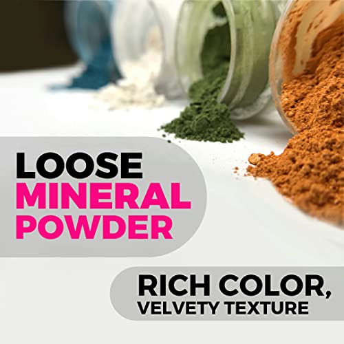 Concrete Minerals Eyeshadow, Silky- Smooth And Highly Pigmented, Longer-Lasting With No Creasing, 100% Vegan And Cruelty Free, Handmade In Usa, 8 Grams Loose Mineral Powder (Forest Queen) #TOP4