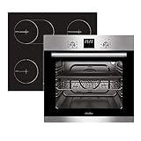 Backofen-Volumen: 60 Liter | 7 Funktionen: Ober - /Unterhitze, Ober - / Unterhitze mit Umluft, Umluft mit Grill, Unterhitze mit Umluft, Oberhitze mit Umluft, Grillfunktion