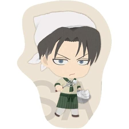 Amazon Tvアニメ 進撃の巨人 リヴァイ ふわぽにシリーズ クッション アニメ 萌えグッズ 通販