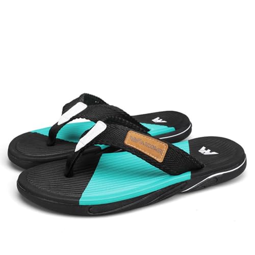 Men’s Flip Flops with Memory Foam Footbed – Comfortable Casual Sandals for Beach, Pool, Shower, Travel, Vacation, Walking & Everyday Wear