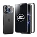 MINIKA 360度 覗き見防止フィルム iPhone 16 Pro ガラスフィルム 覗き見防止 360 アイフォン16プロ 保護フィルム 360° 全方向 覗き見 いPhone16 Pro フィルム 覗き見防止フィルター iPhone 16Pro 用 画面フィルム 保護シート 【プライバシー/のぞき見防止/上下左右 見えない 】 iPhone16Pro カメラフィルム 付き